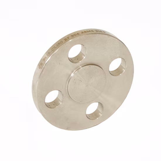 La bride d'acier inoxydable de B16.9 JIS B2311 DIN2605 a forgé la bride aveugle de spectacle de bride